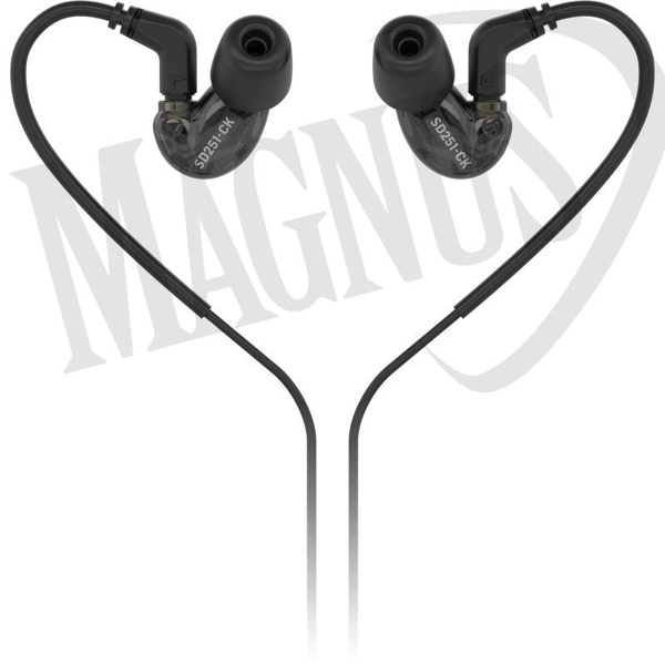 Beringher SD251-CK słuchawki dokanałowe ze złączem MMCX
