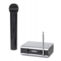 Samson Stage 166 (199.600MHz) zestaw bezprzewodowy z mikrofonem dynamicznym HT6, zasilanie 9V, VHF, wyj. JACK 1/4"