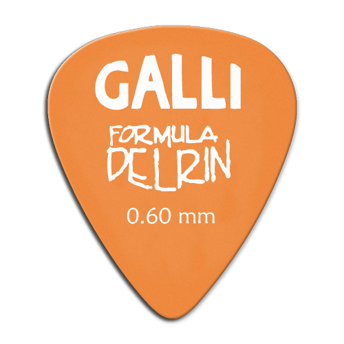 Galli Delrin D-51O - kostki gitarowe 0,60 mm, 12 szt.