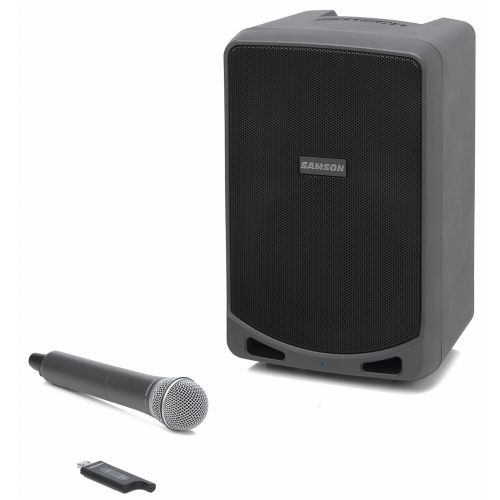 Samson XP106W zestaw nagłośnieniowy z wbudowanym interfejsem Bluetooth i mikrofonem bezprzewodowy XPD1 + akumulator 20h