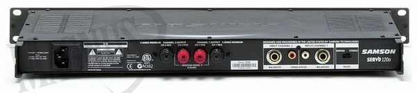 Samson Servo 120A Wzmacniacz mocy 60W/4ohm, 1U wzmacniacz mocy 60W/4ohm, 1U