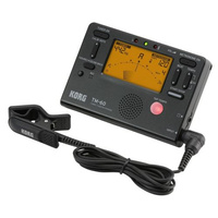 Korg TM60C Black Tuner/Metronom + Mikrofon Kontaktowy metronom