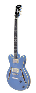 D'Angelico Excel Mini DC Tour Solid Slate Blue gitara elektryczna