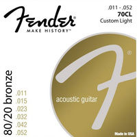 Fender 70 CL struny do gitary akustycznej