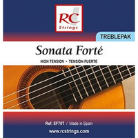 Royal Classics SF70T Sonata Forté Treblepak - Wysokie struny do gitary klasycznej struny do gitary klasycznej