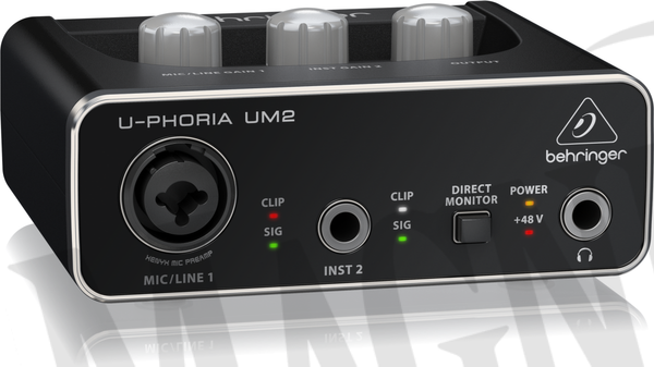 Behringer U-Phoria UM2 interfejs audio USB - tylko otwarty