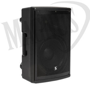 Stagg AS 12B  - dwudrożna kolumna aktywna 300W UHF w zestawie z dwoma mikrofonami
