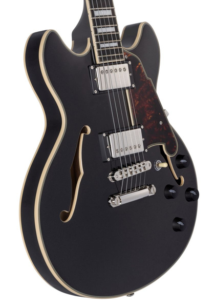 D'Angelico Premier Mini DC Black Flake gitara elektryczna