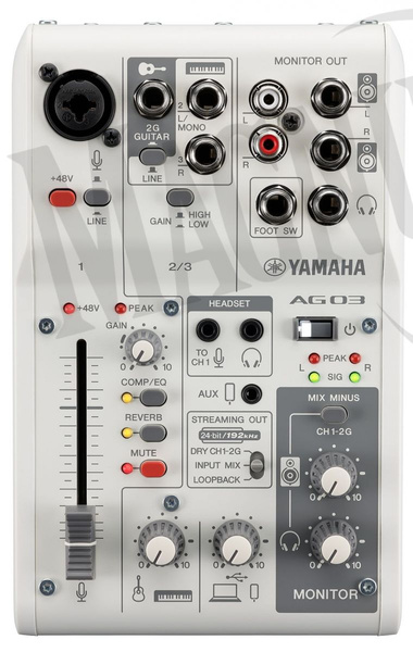 Yamaha AG03 MK2WL LSPK