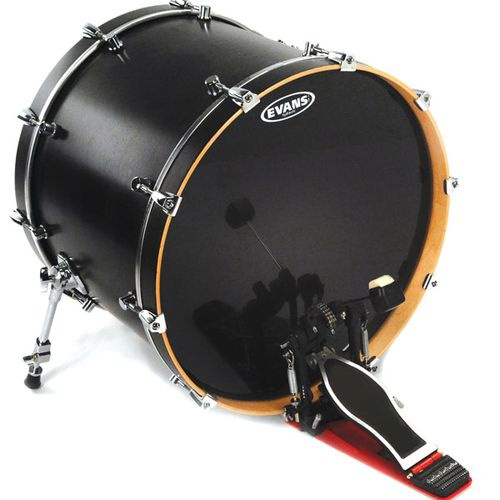 Evans Hydraulic Bass 20 Black naciąg perkusyjny