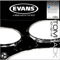 Evans TomPack Hydraulic Glass Fusion zestaw naciągów perkusyjnych