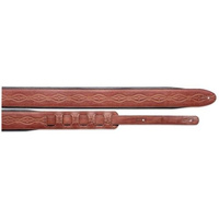 Stagg SLPL 52 BRN/BLK pasek do gitary, skórzany
