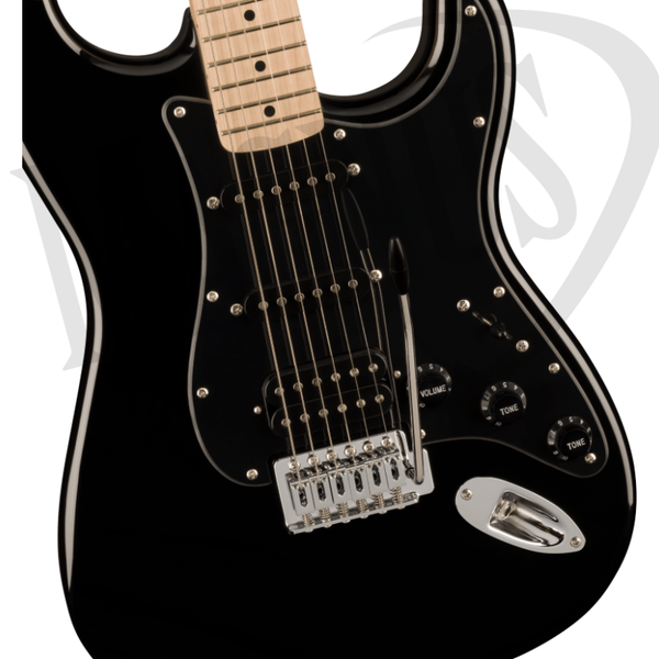Squier Sonic Stratocaster HSS, MN, Black Pickguard, Black gitara elektryczna