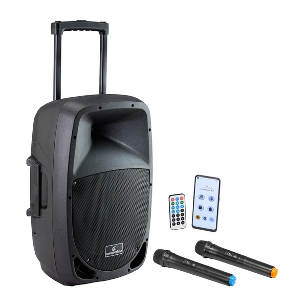 Soundsation GO-SOUND 15 AIR 800W   - przenośna kolumna aktywna z Bluetooth / MP3 / Mikrofon bezprzewodowy / Aplikacja Android IOS