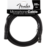 Fender Microphone kabel 20' BK kabel instrumentalny