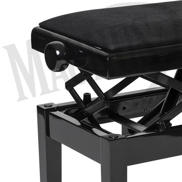 Stagg PBH 390 BK P VBK  - hydrauliczna ława do pianina