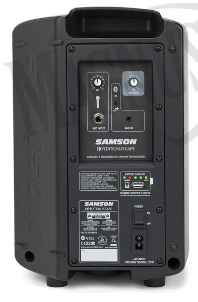 Samson Expedition Escape  zestaw nagłośnieniowy z wbudowanym interfejsem Bluetooth i akumulatorem - praca do 20h