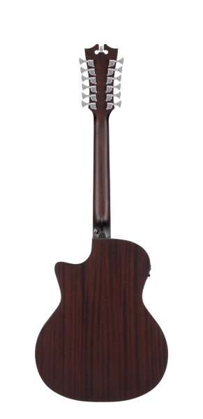 D'angelico Premier Fulton 12 LS Matte Black- gitara elektryczna