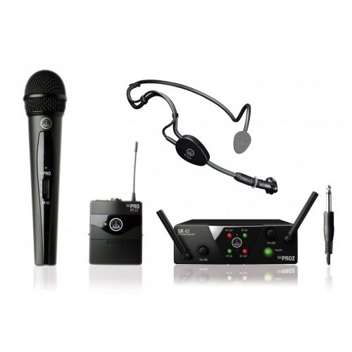AKG WMS40 MINI Dual Vocal/Headset mikrofon bezprzewodowy