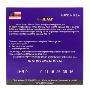 DR LHR-9 struny do gitary elektrycznej