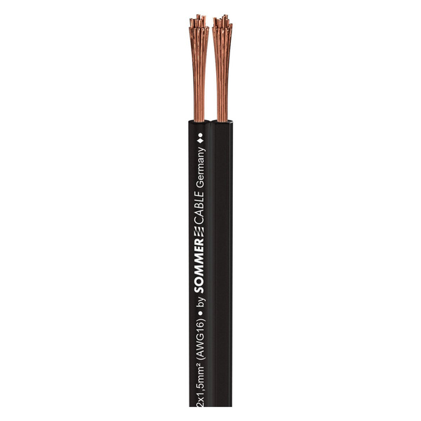 Sommer Cable SC-Nyfaz 2 x 1,50 mm² - podwójny kabel instalacyjny, szpula 100m przewód audio