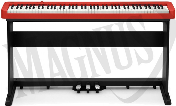 Casio CDP-S160 RD pianino cyfrowe w zestawie ze statywem