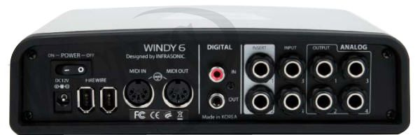 Infrasonic Windy 6 - B-Stock interfejs Fire Wire