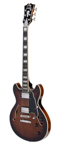 D'Angelico Premier Mini DC Brown Burst gitara elektryczna