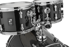 Sonor AQX Stage Set Black Midnight Sparkle zestaw perkusyjny