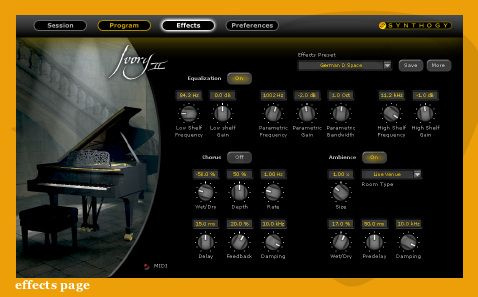 Synthogy Ivory II Grand Pianos Upgrade oprogramowanie studyjne