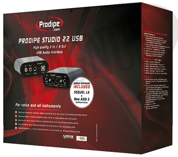 Prodipe Studio 22 USB interfejs MIDI