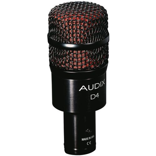 AUDIX D4 - mikrofon instrumentalny mikrofon przewodowy