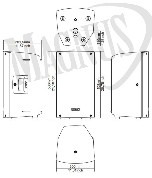 FBT X-Lite 10 kolumna szerokopasmowa pasywna