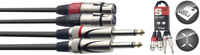 Stagg STC060PXF podwójny kabel połączeniowy 60cm