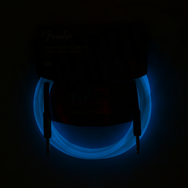 Fender Professional Series Glow in the Dark Cable Blue 18,6′ kabel gitarowy kabel instrumentalny