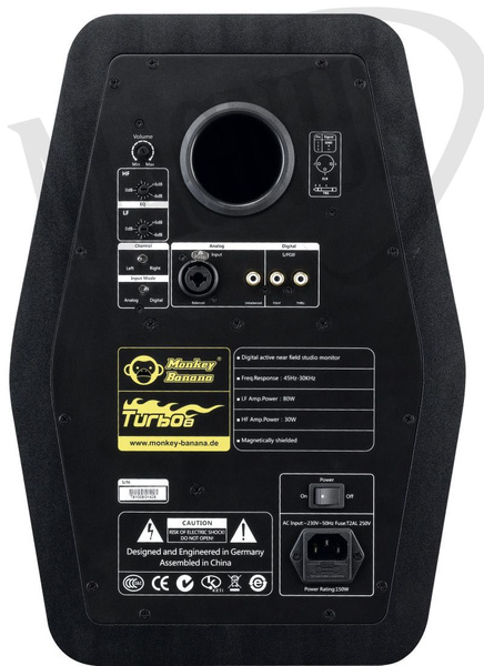 Monkey Banana Turbo 8 Black aktywny monitor studyjny
