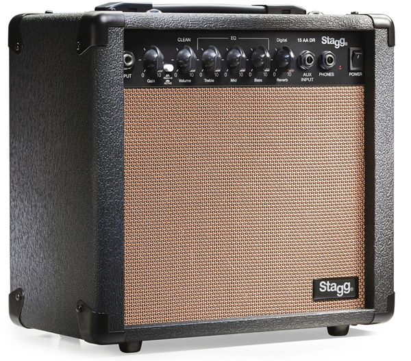 Stagg 15 AA DR EU combo akustyczne 15 W z reverbem