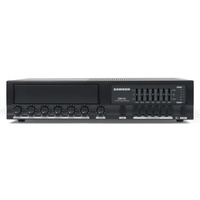 Samson ZM125 wzmacniacz pięciostrefowy z wbudowanym mikserem (70/100V/125W/4ohm), 4 xMIC, 2x Stereo