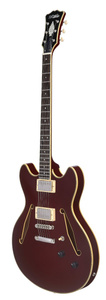 D'Angelico Excel DC Tour Solid Wine gitara elektryczna