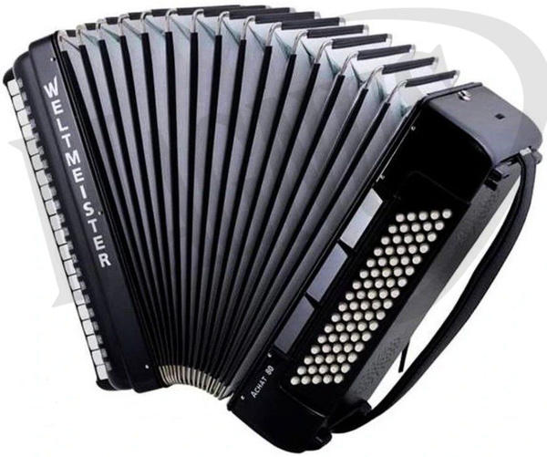Weltmeister Achat 80 34/80/III/5/3 Black akordeon