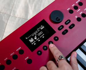 Roland GO:KEYS 3 Dark Red keyboard