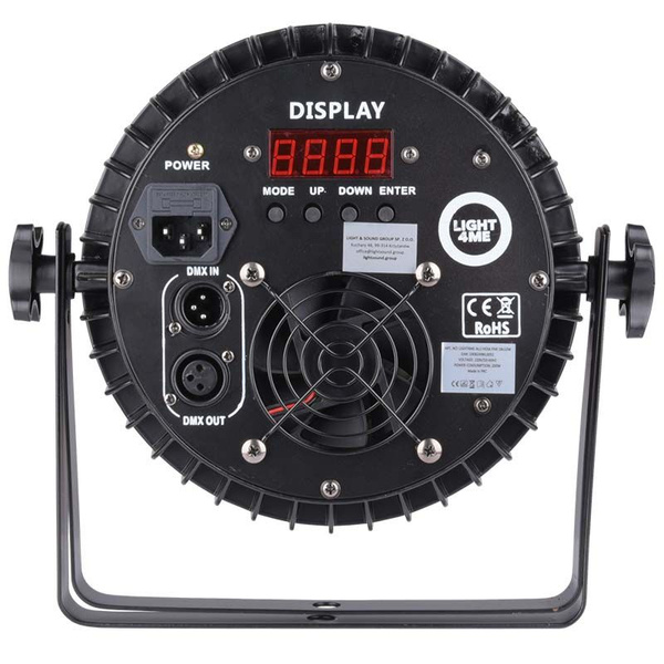 Light4Me Alu Hex Par 18x10W RGBWA-UV - led par