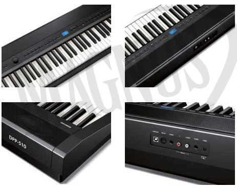 Dynatone DPP-510 pianino cyfrowe - zestaw ze statywem