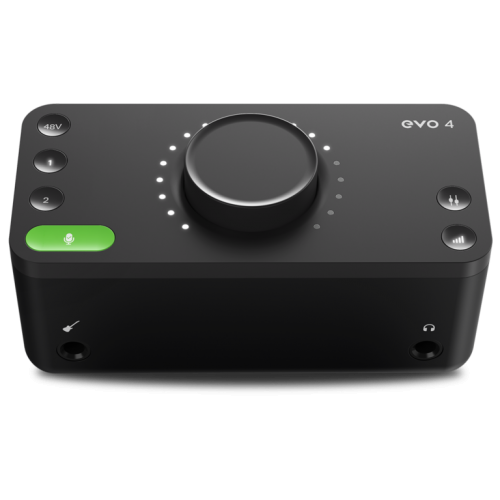 Audient EVO4 interfejs audio USB 2 wejścia/2 wyjścia, innowacyjny tryb Smartgain