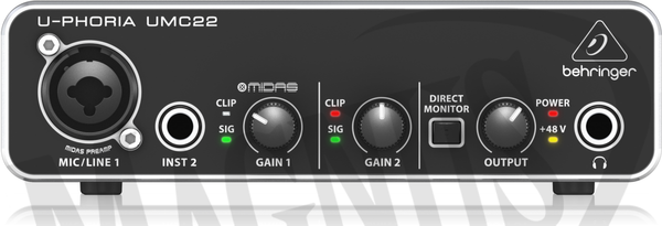 Behringer U-PHORIA UMC22 interfejs audio USB