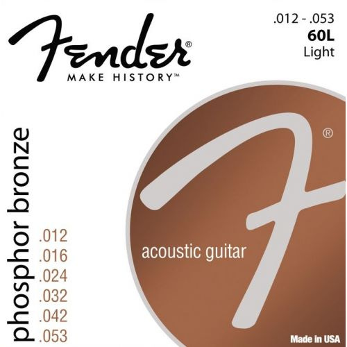 Fender 60 L struny do gitary akustycznej