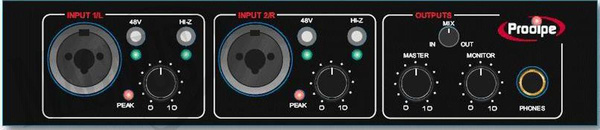 Prodipe Studio 22 Pro USB interfejs MIDI