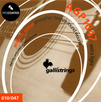 Galli AGP1047 Extra Light  - struny powlekane do gitary akustycznej