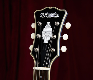 D'Angelico Excel Mini DC Tour Solid Black gitara elektryczna