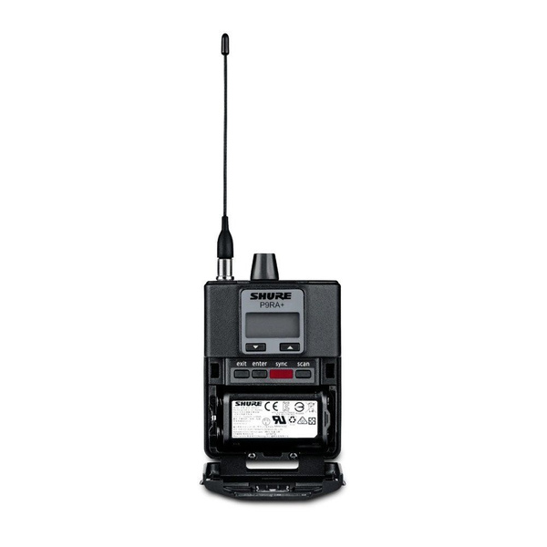 Shure P9RA+ G7E  Odbiornik do bezprzewodowego systemu monitorowego PSM900 zasilany akumulatorowo (506-542 MHz)
